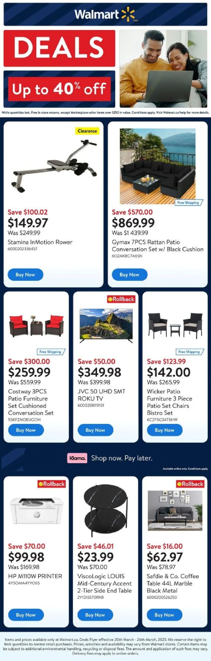 Walmart weekly flyer starting Mar 20, 2025 ⭐️