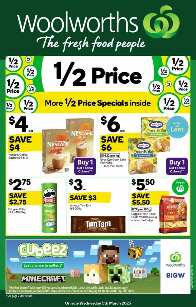 Woolworths Catalogues from 5 MarchWoolworths Catalogues from 5 March Page