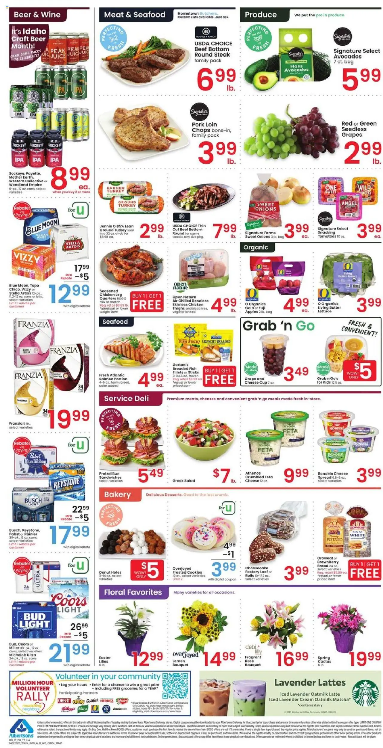 Albertsons Weekly Ad from 04/02/2025 - Flyer - Page number 4