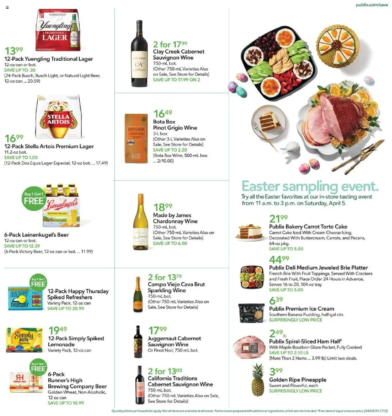 Publix Weekly ad from (04/02/2025) - Ad this week, Flyer - Page number 3