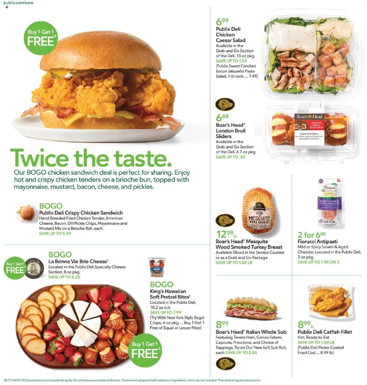 Publix Weekly ad from (04/02/2025) - Ad this week, Flyer - Page number 8