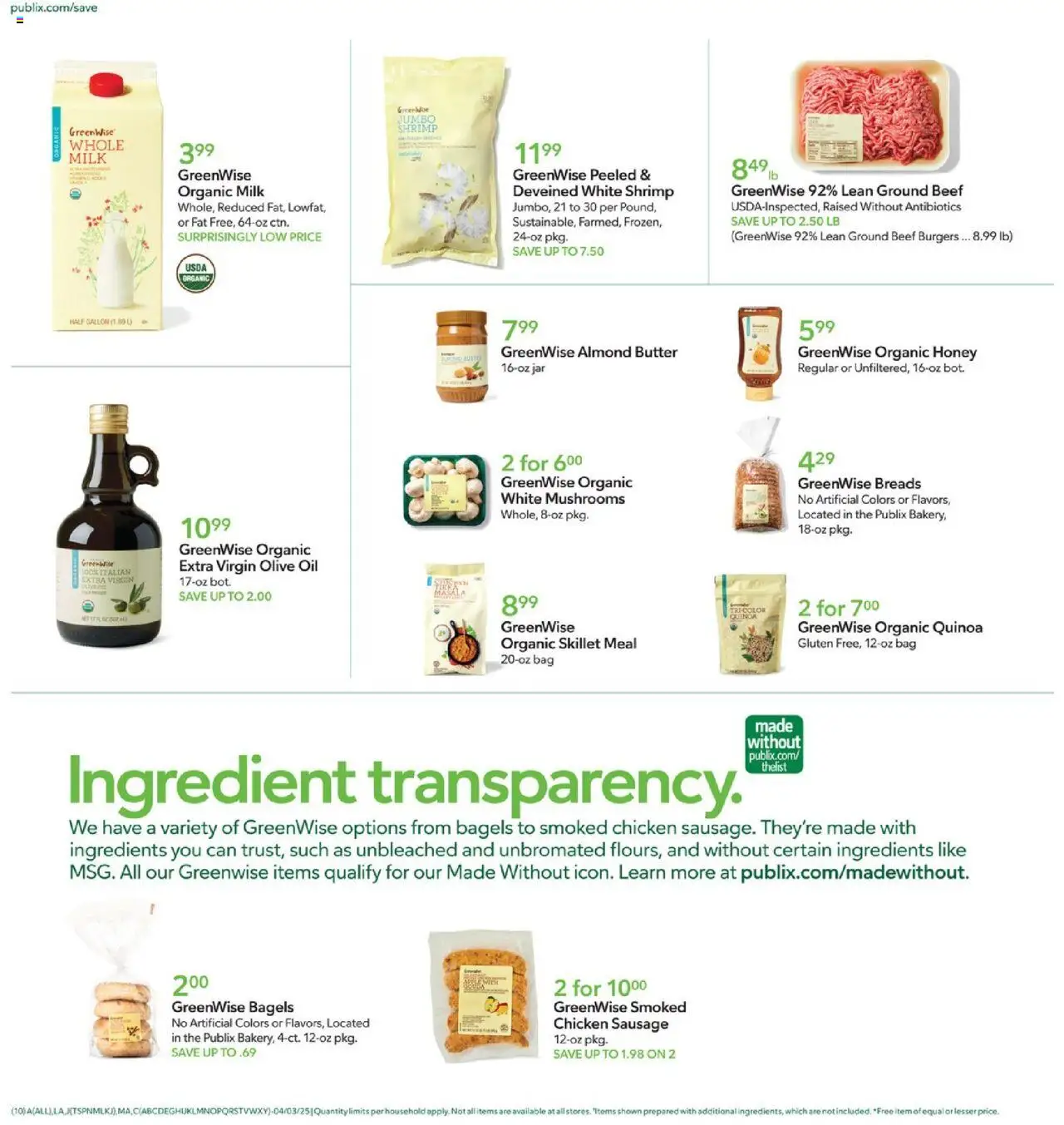 Publix Weekly ad from (04/02/2025) - Ad this week, Flyer - Page number 10