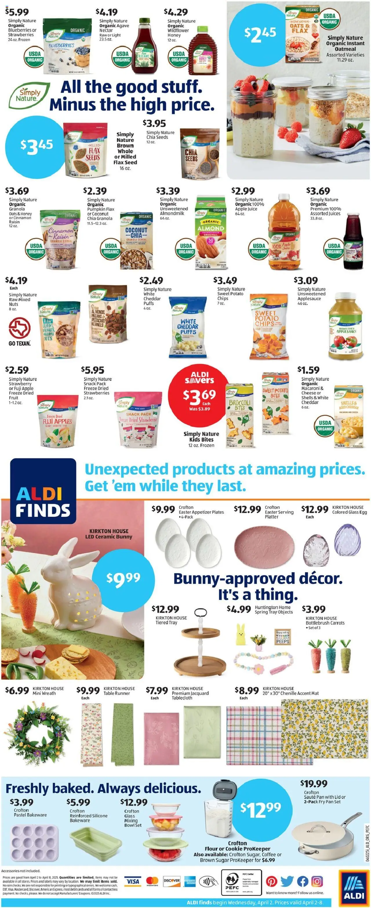 Aldi Weekly Ad from 04/02/2025 - Flyer, Sales ad - Page number 2