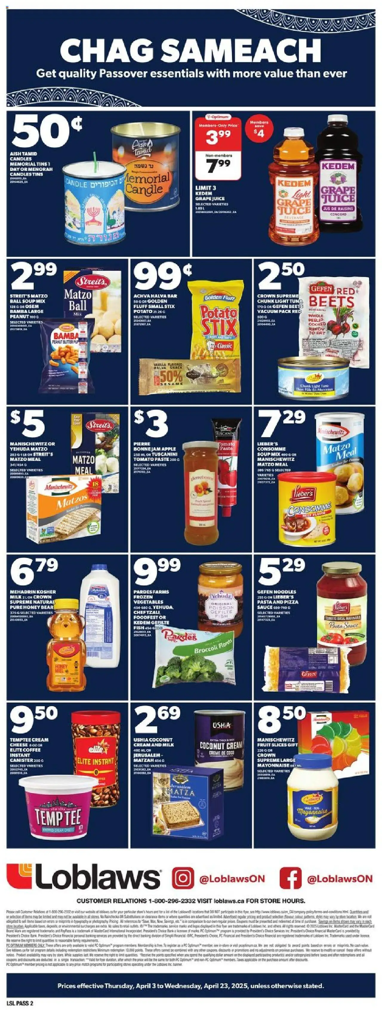Loblaws flyer valid from Apr 03, 2025 - page number 2