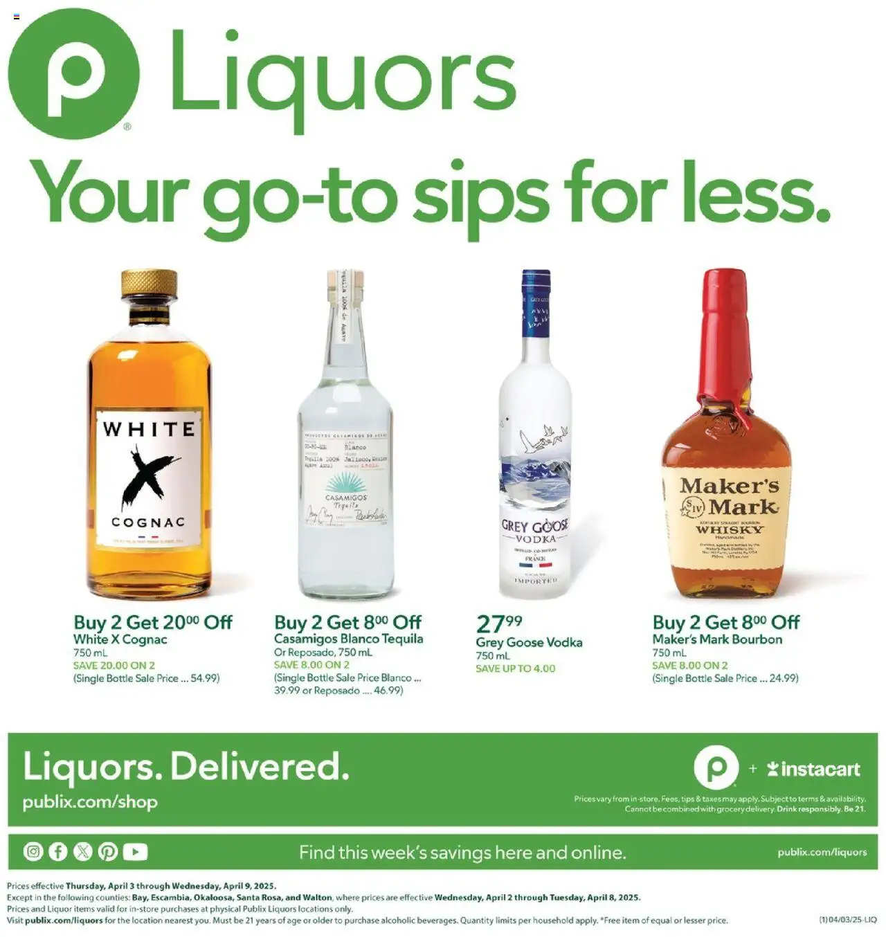 PUBLIX Weekly ad from 04/03/2025 >> Ad this week, Flyer