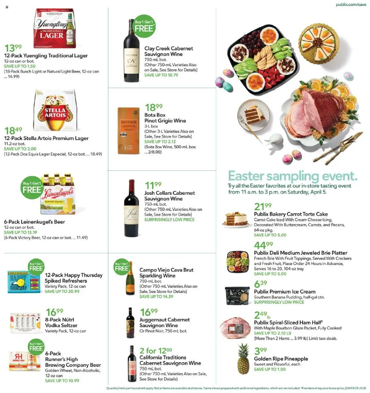 Publix Weekly ad from (04/03/2025) - Ad this week, Flyer - Page number 3