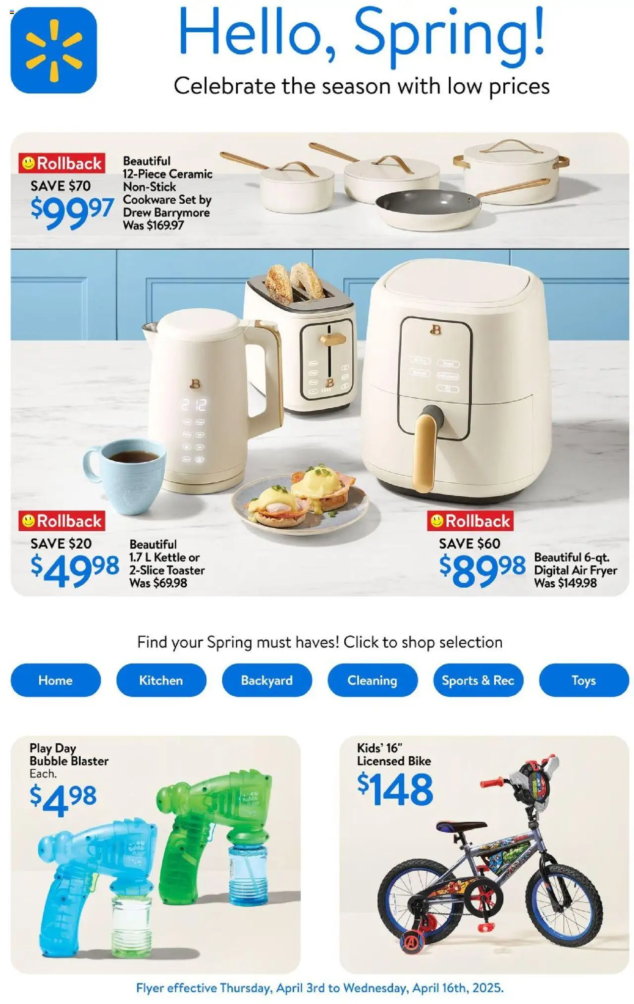 Walmart weekly flyer starting Apr 3, 2025 ⭐️