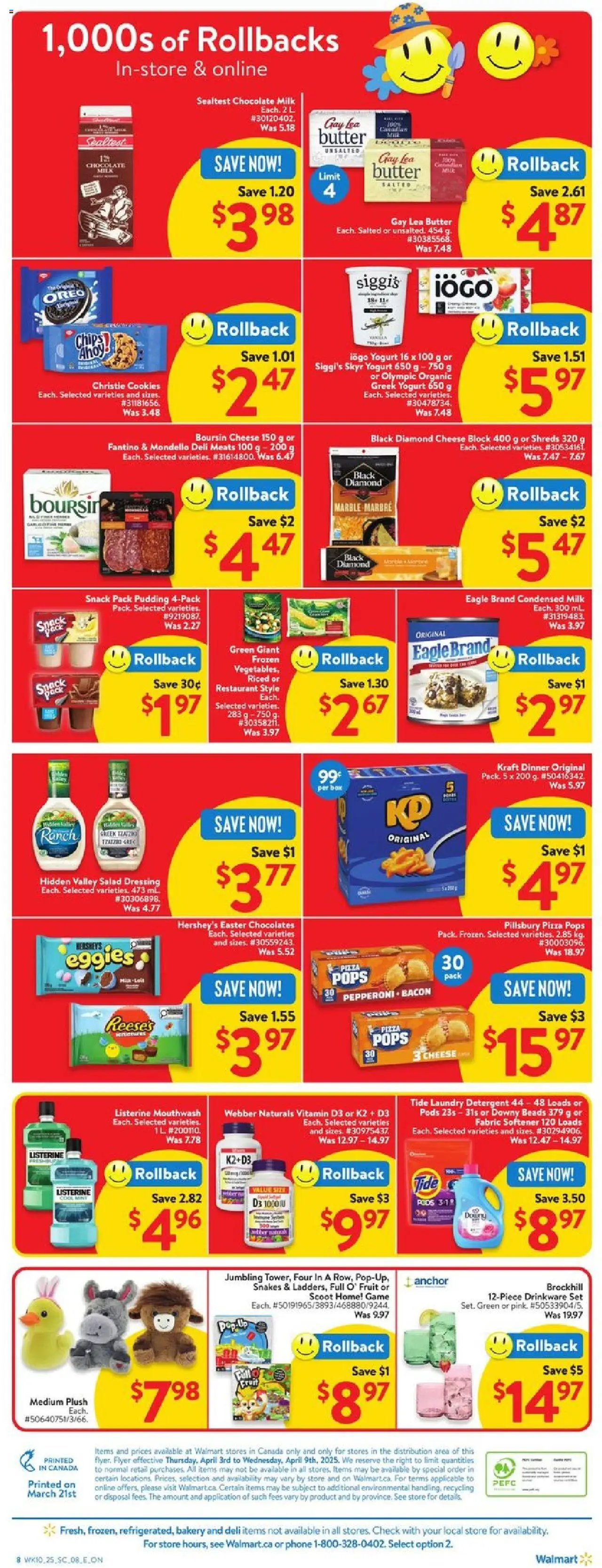 Walmart flyer valid from Apr 03, 2025 - page number 2