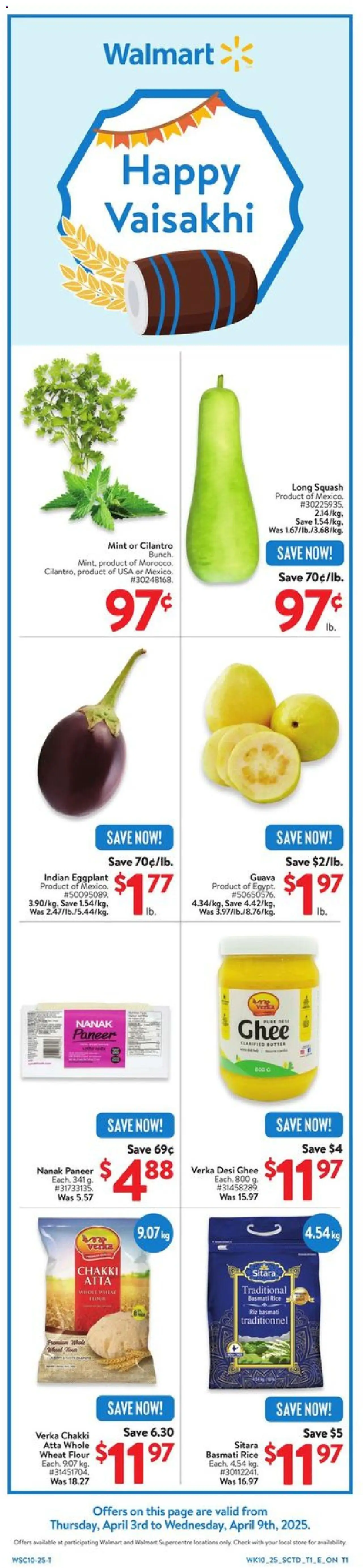 Walmart flyer valid from Apr 03, 2025 - page number 5