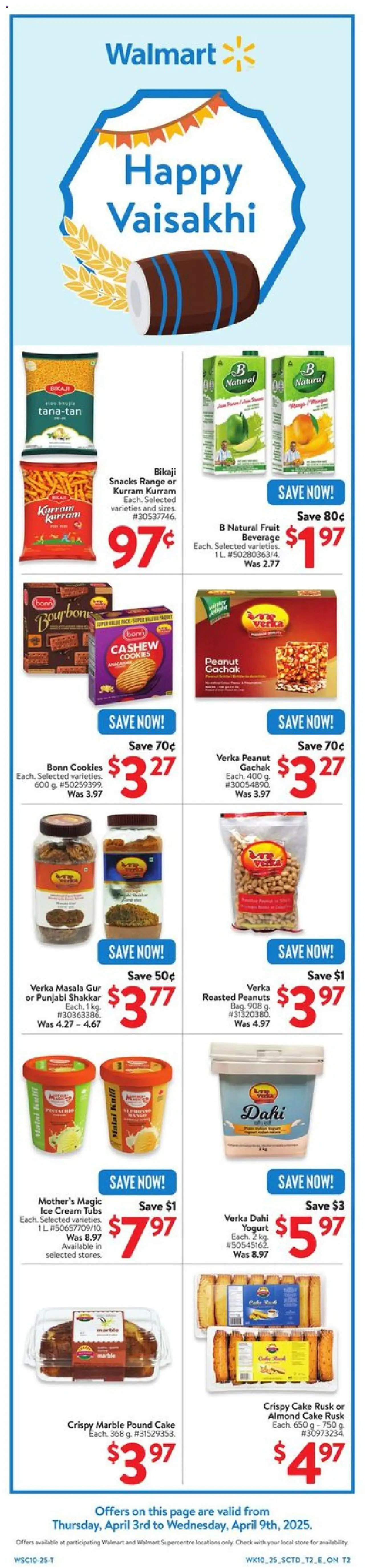 Walmart flyer valid from Apr 03, 2025 - page number 6