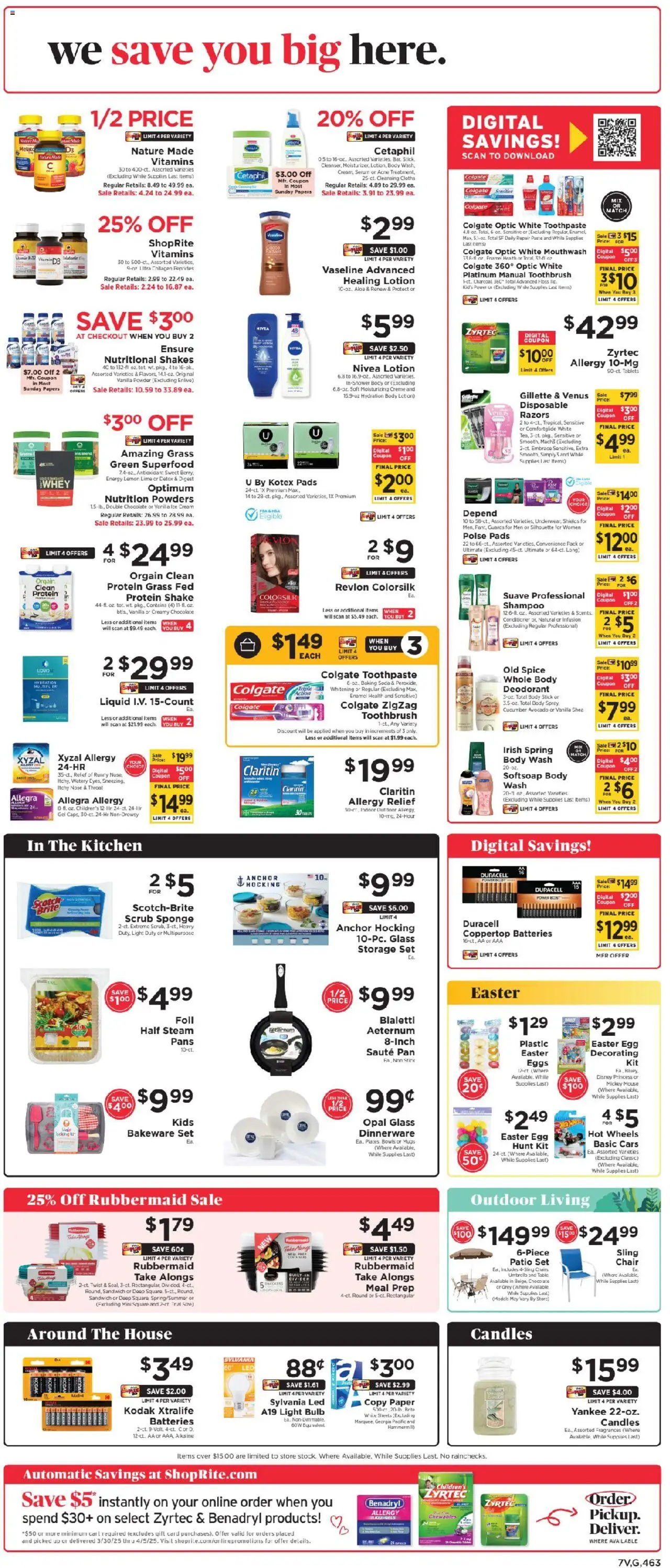 ShopRite Circular from 03/28/2025 >> Weekly Ad, flyer - Page number 9