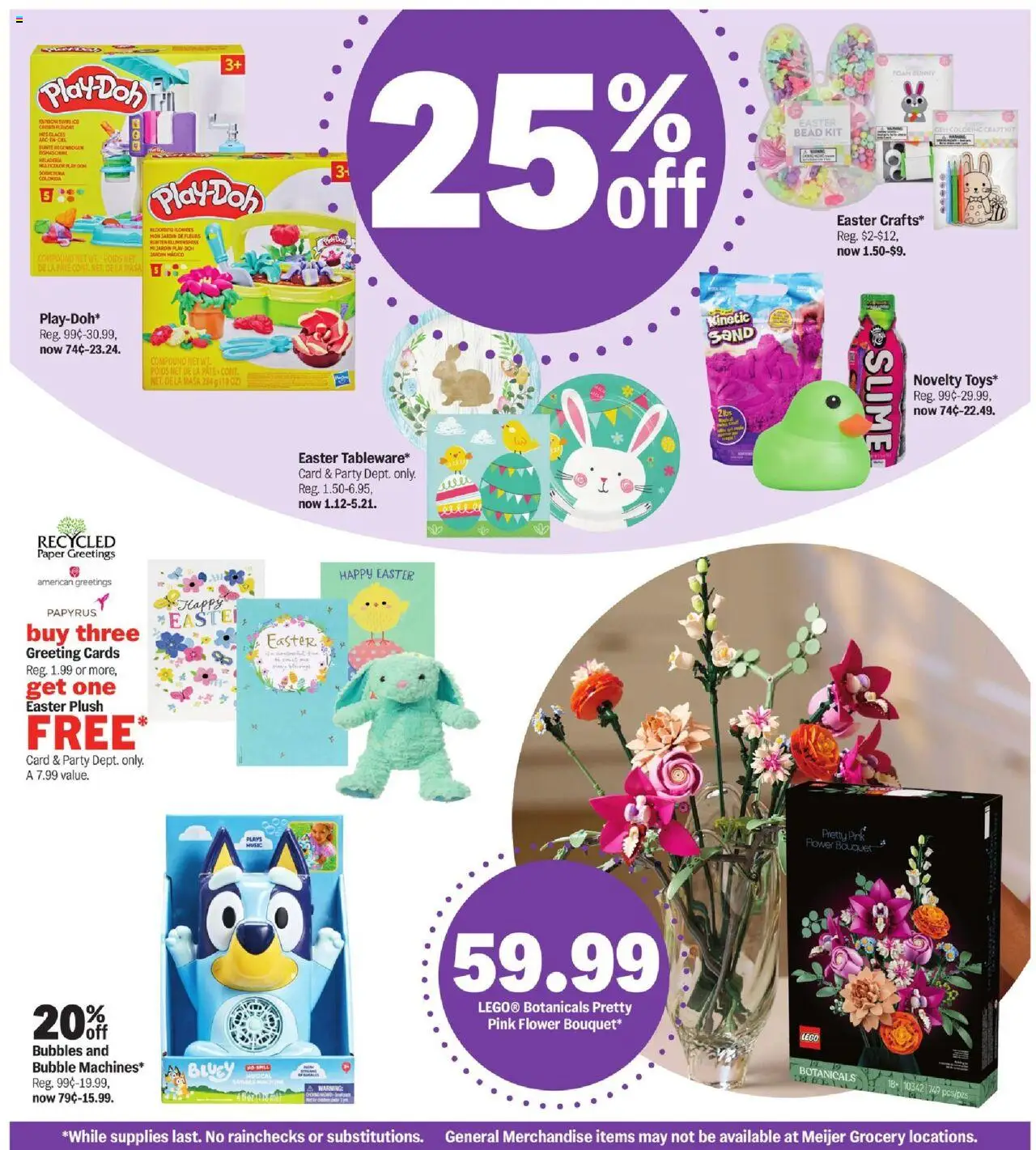 MEIJER AD from 04/06/2025 - your one-stop Easter shop - PREVIEW - Page number 3
