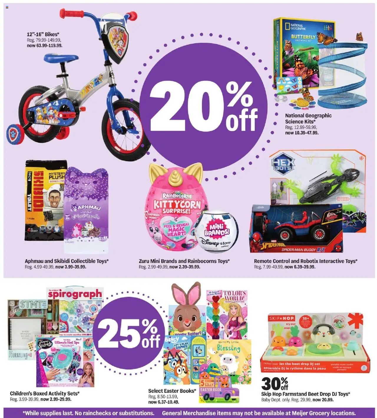 MEIJER AD from 04/06/2025 - your one-stop Easter shop - PREVIEW - Page number 4