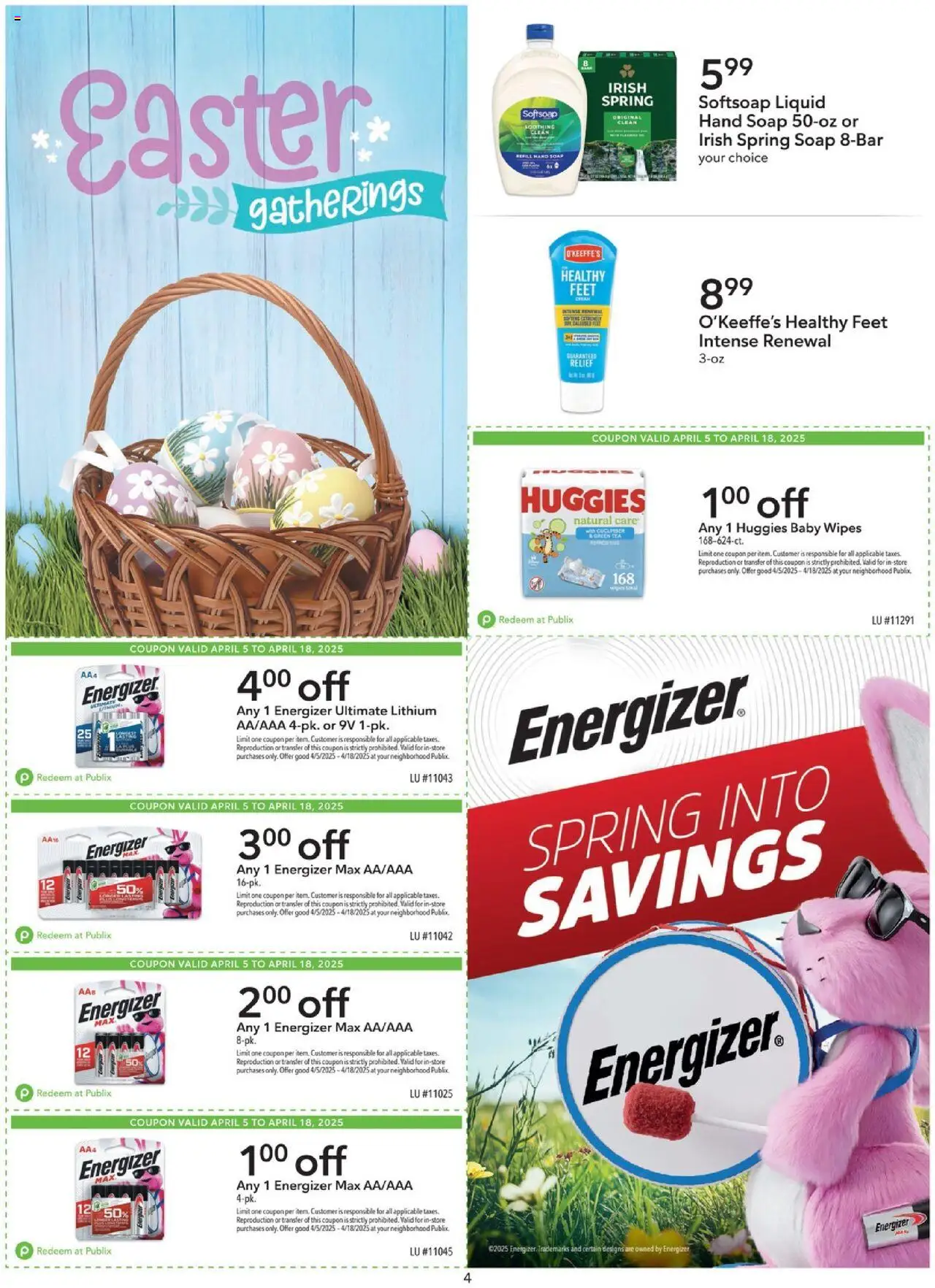 Publix Weekly ad from (04/05/2025) - Ad this week, Flyer - Page number 4