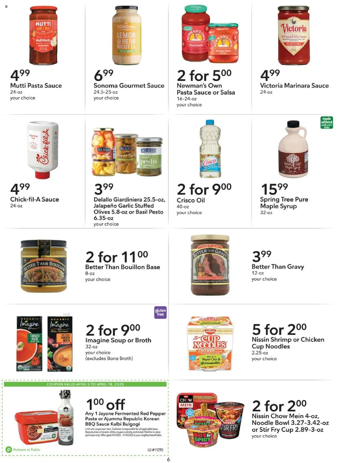 Publix Weekly ad from (04/05/2025) - Ad this week, Flyer - Page number 6