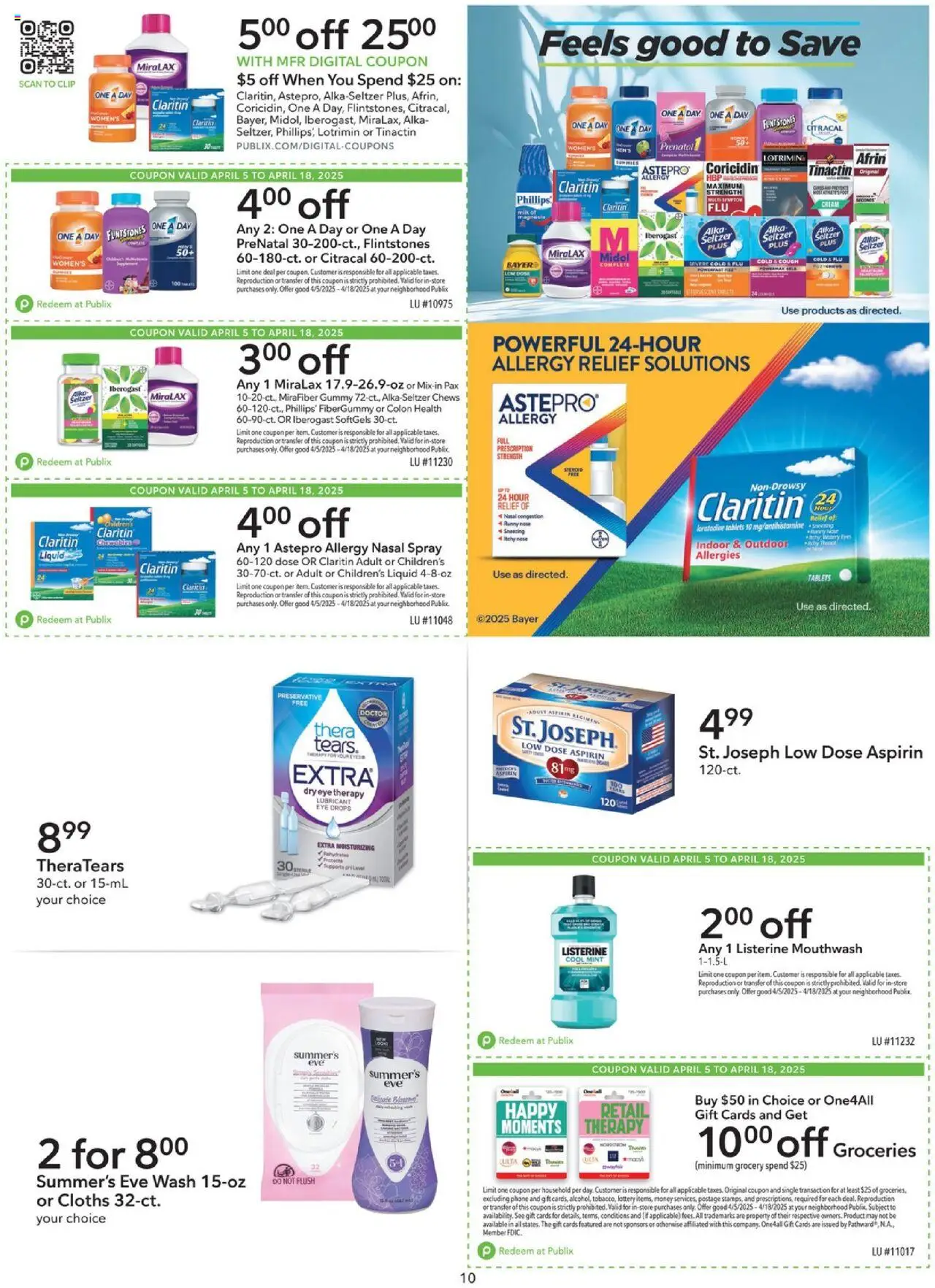 Publix Weekly ad from (04/05/2025) - Ad this week, Flyer - Page number 10