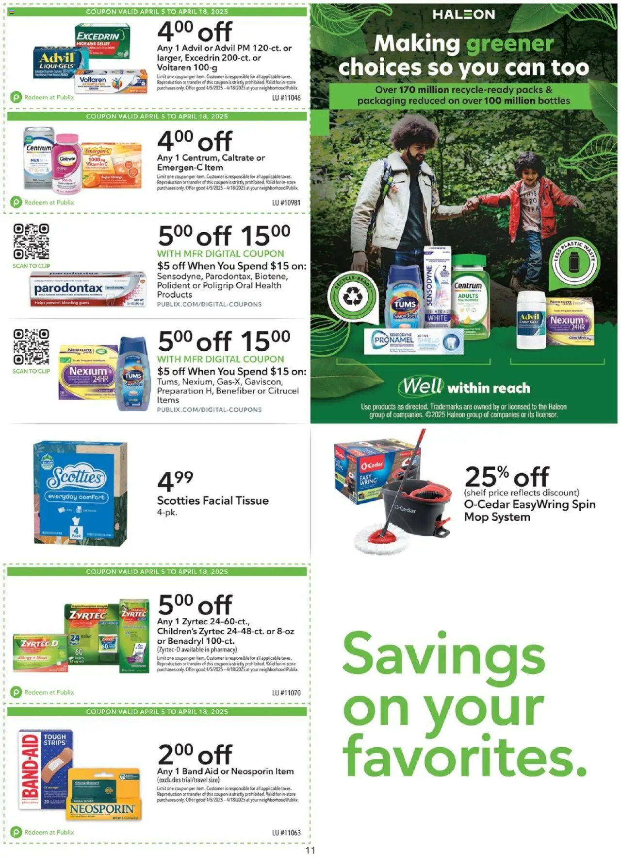 Publix Weekly ad from (04/05/2025) - Ad this week, Flyer - Page number 11