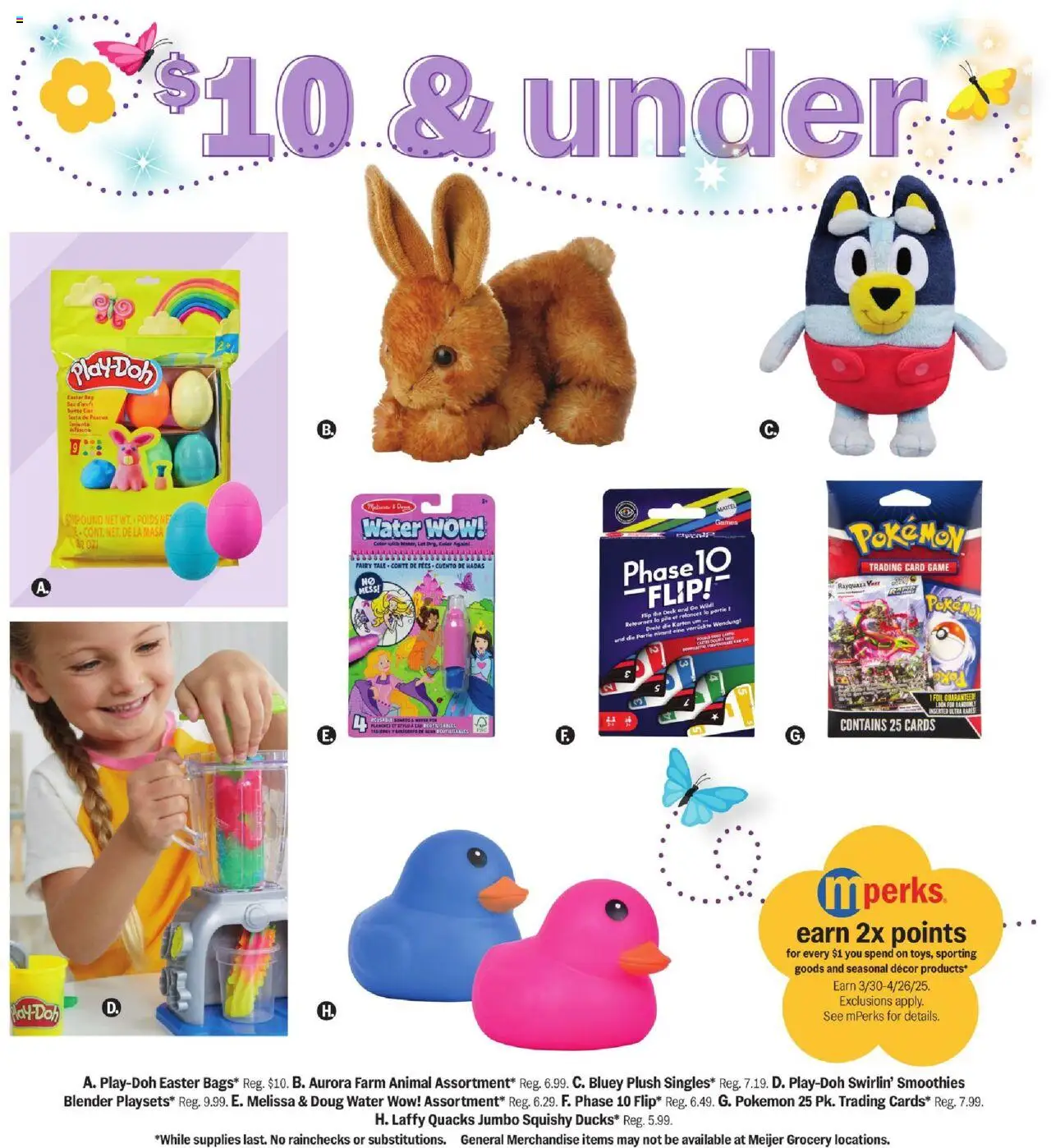 MEIJER AD from 04/06/2025 - Easter gift guide - PREVIEW - Page number 2