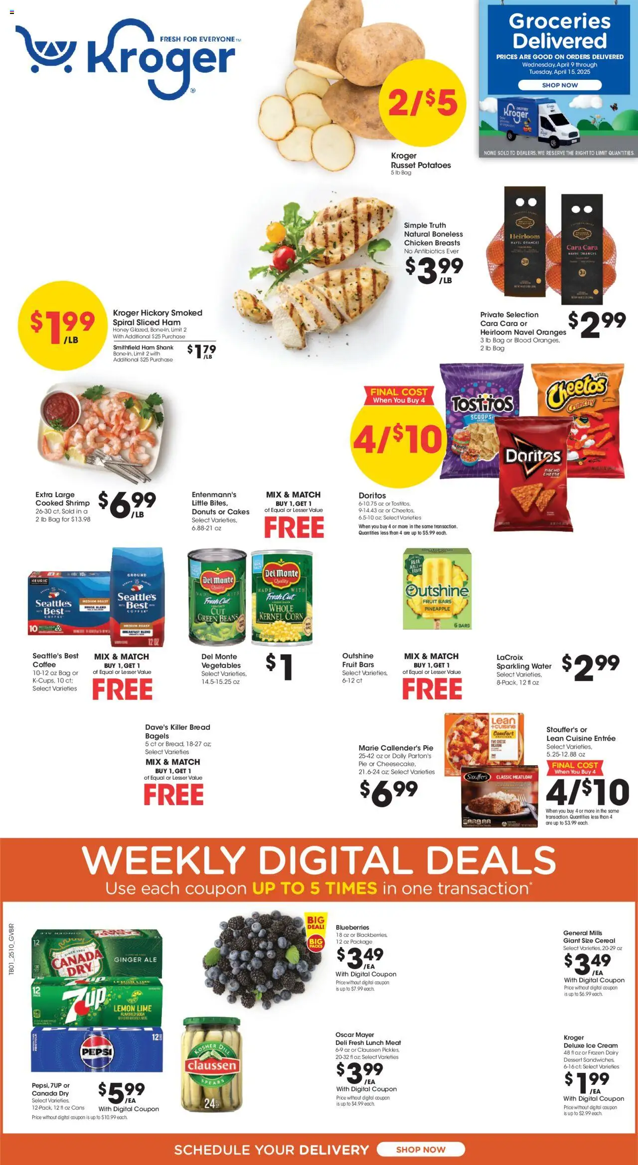 KROGER Weekly ad from 04/09/2025 >> Ad for next week