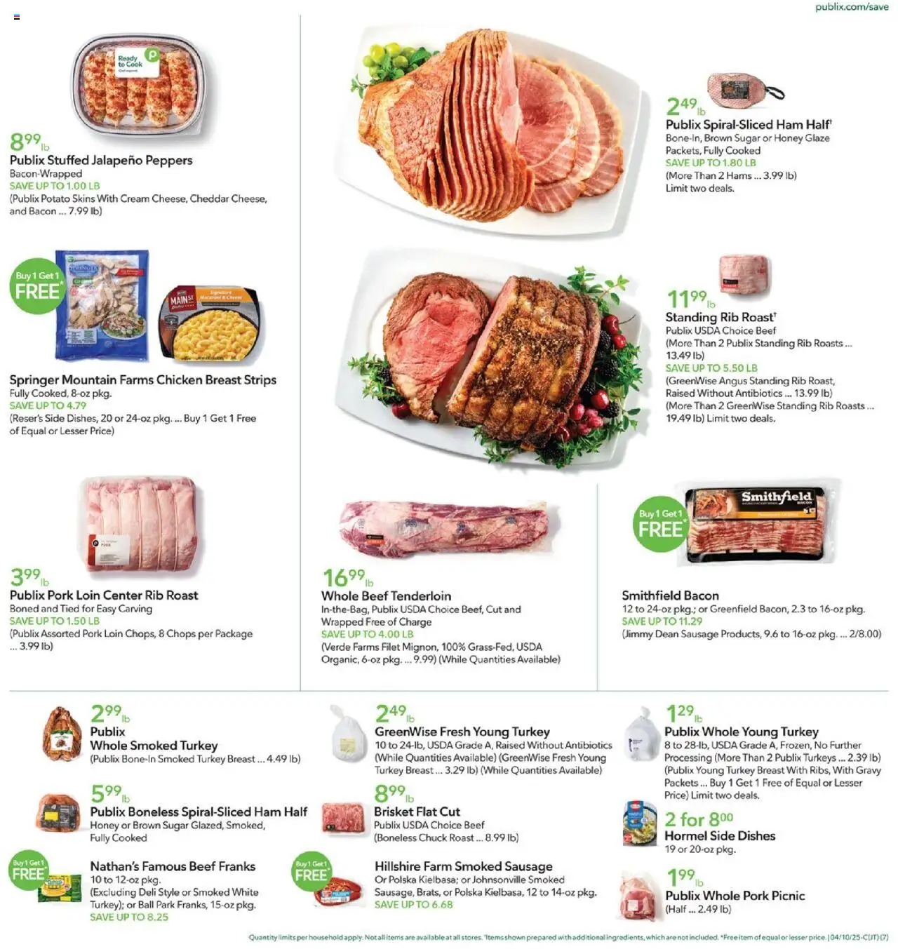 Publix Weekly ad from (04/09/2025) - Ad this week, Flyer - Page number 7