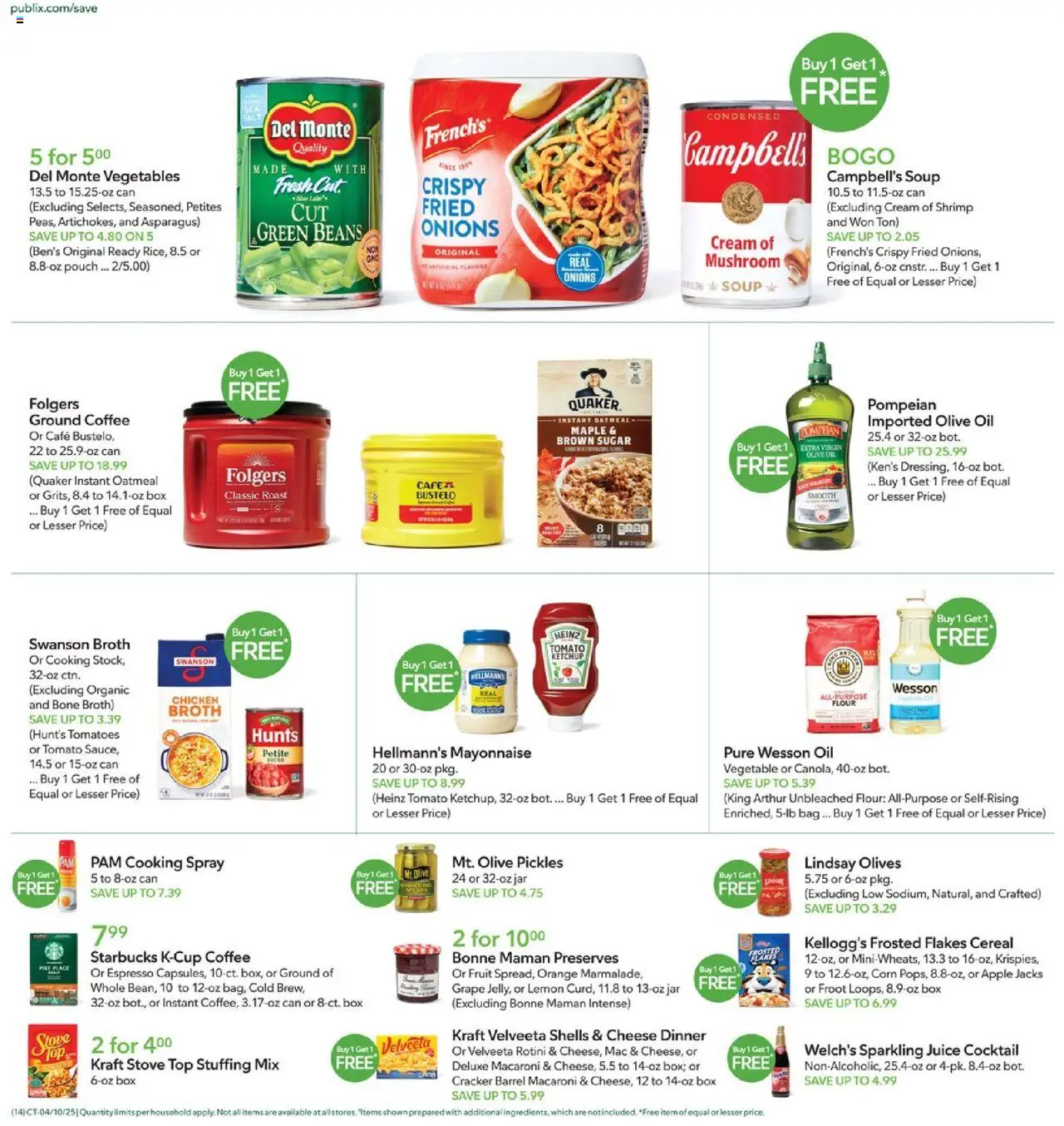 Publix Weekly ad from (04/09/2025) - Ad this week, Flyer - Page number 14