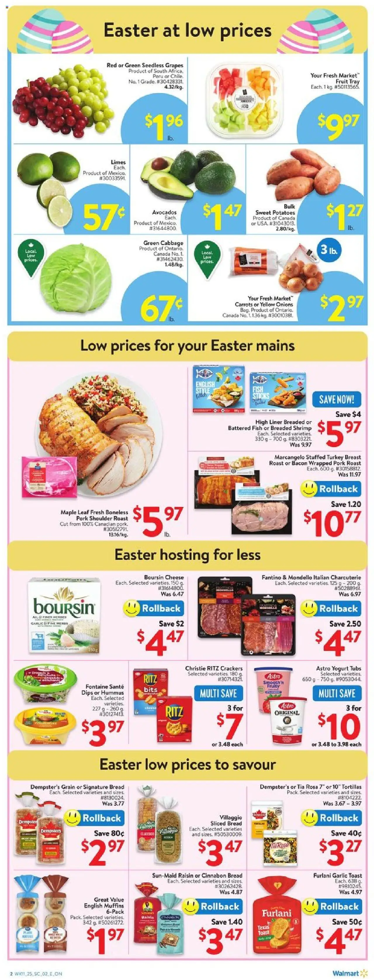 Walmart flyer valid from Apr 10, 2025 - page number 4