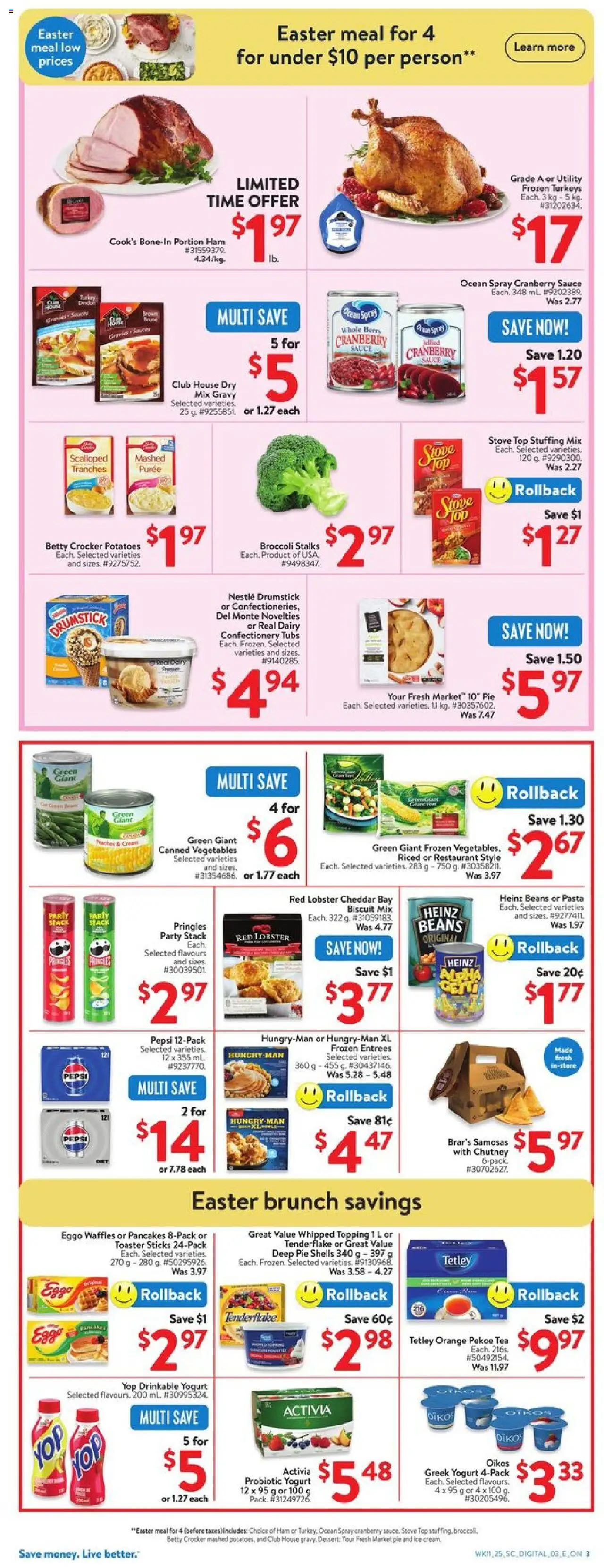 Walmart flyer valid from Apr 10, 2025 - page number 5