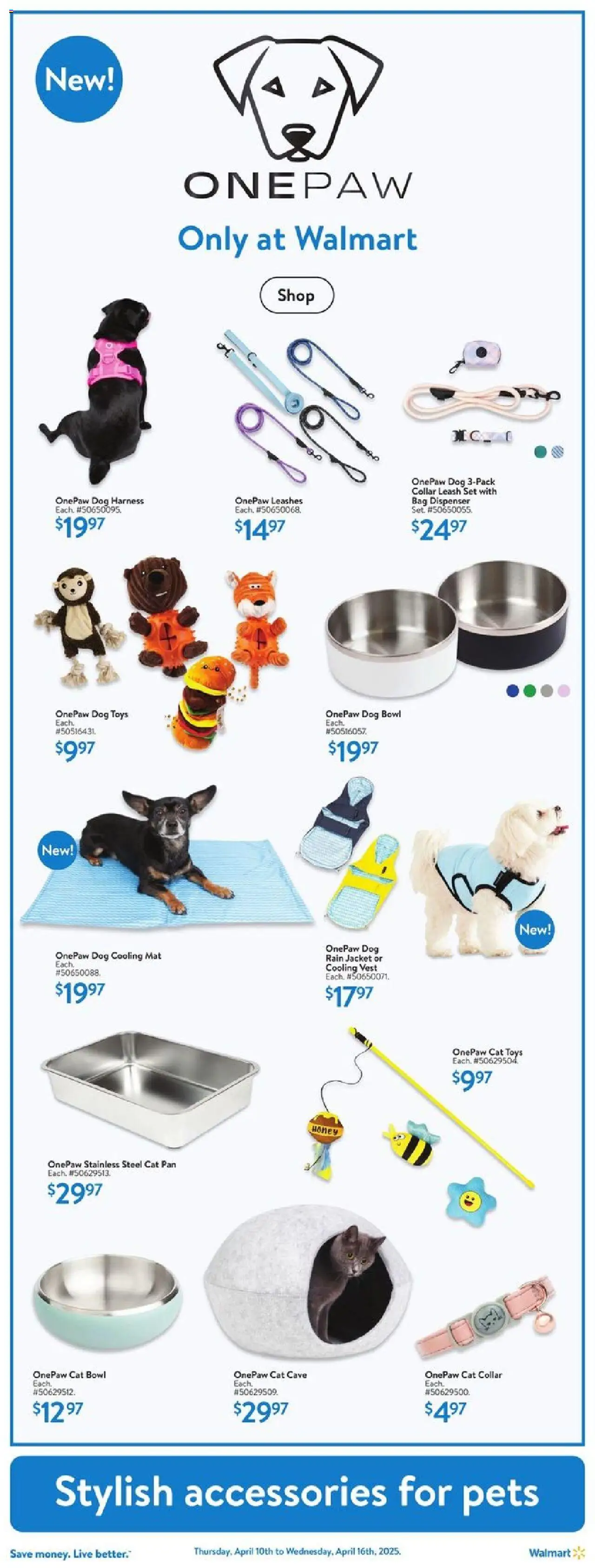 Walmart flyer valid from Apr 10, 2025 - page number 14