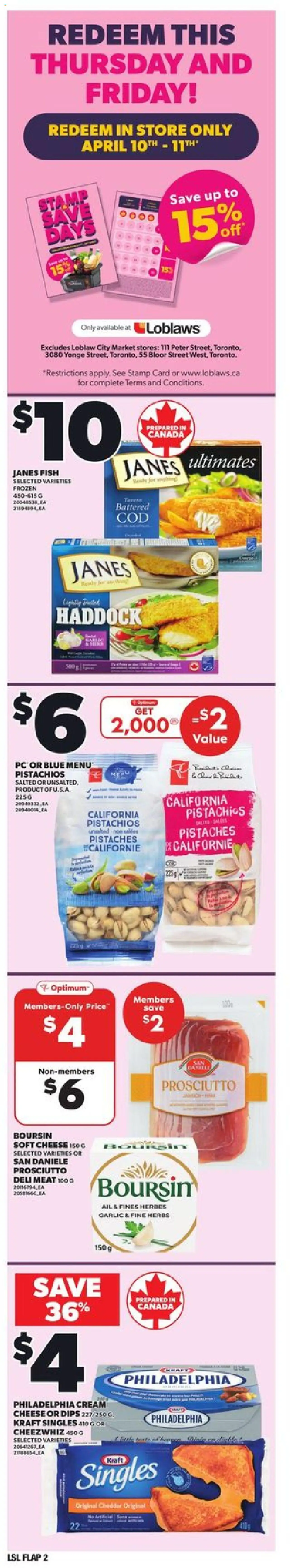 Loblaws flyer valid from Apr 10, 2025 - page number 2