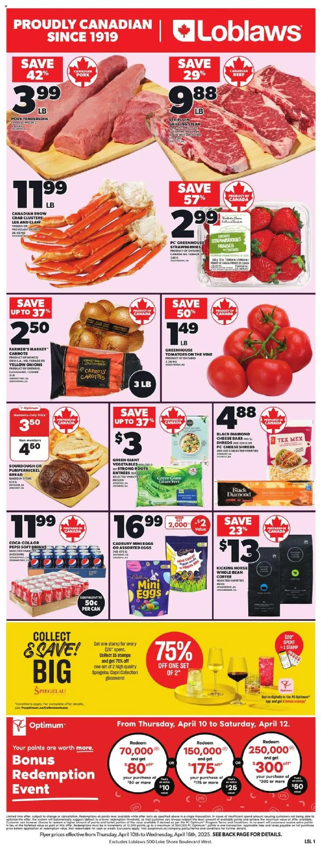 Loblaws flyer valid from Apr 10, 2025 - page number 3