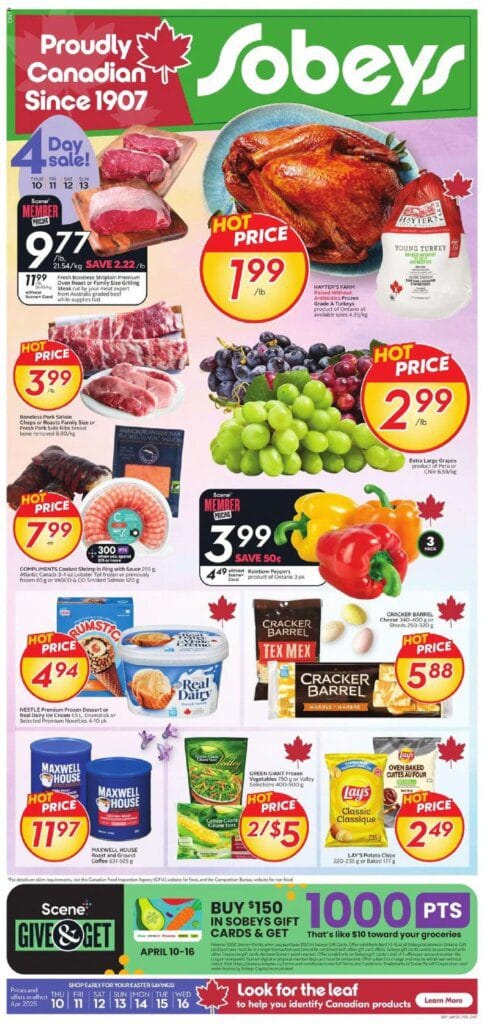 1744279072 489 Sobeys weekly flyer starting Apr 10 2025 scaled