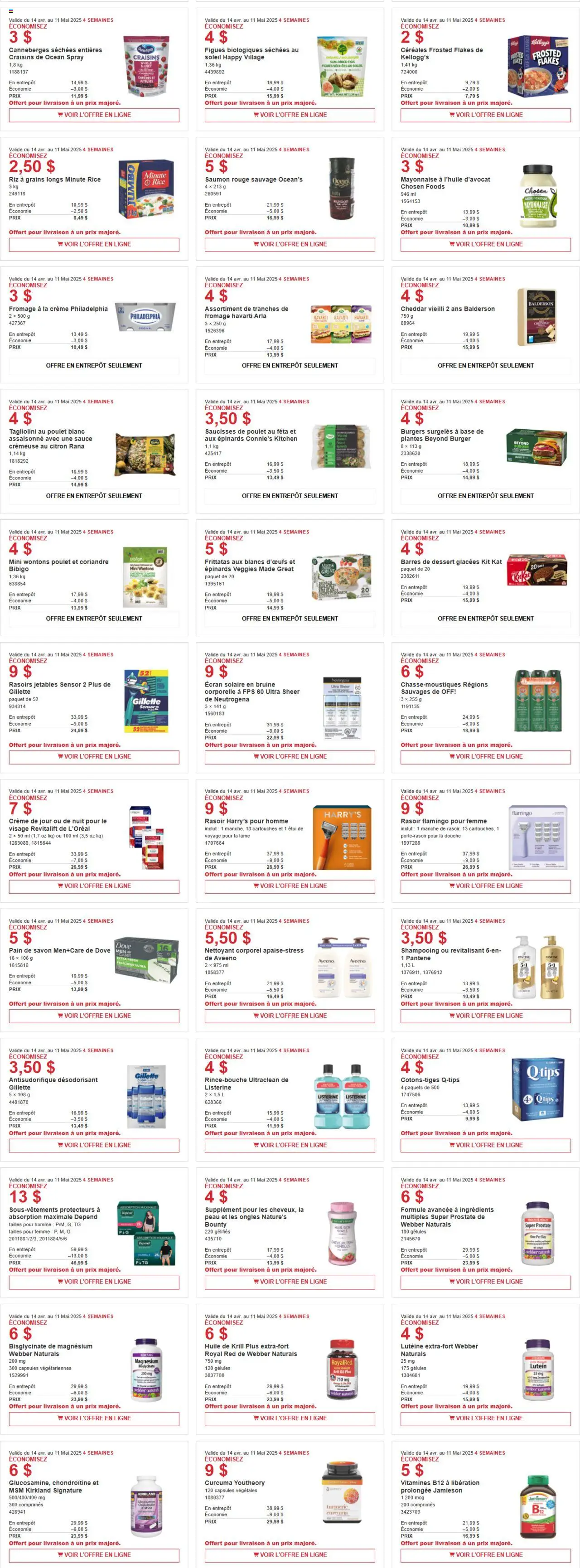 Costco flyer valid from Apr 14, 2025 - page number 2