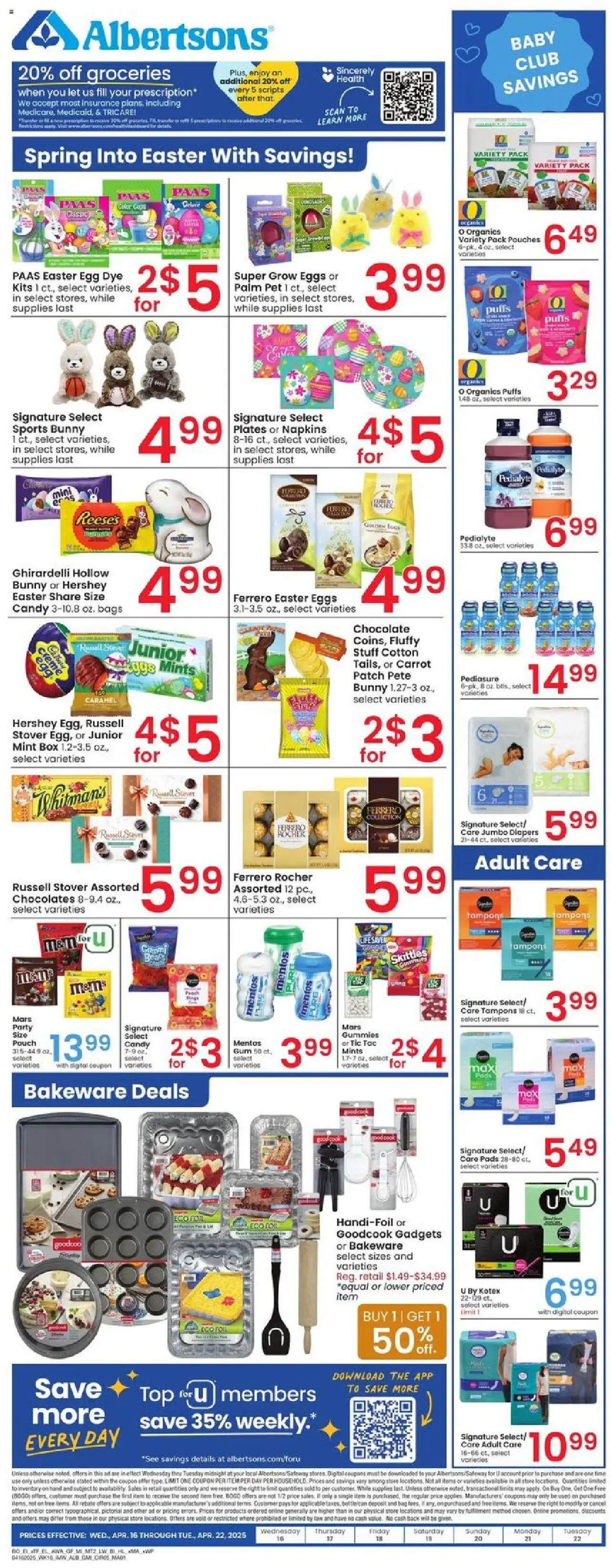 Albertsons Weekly Ad from 04/16/2025 - Flyer - Page number 5