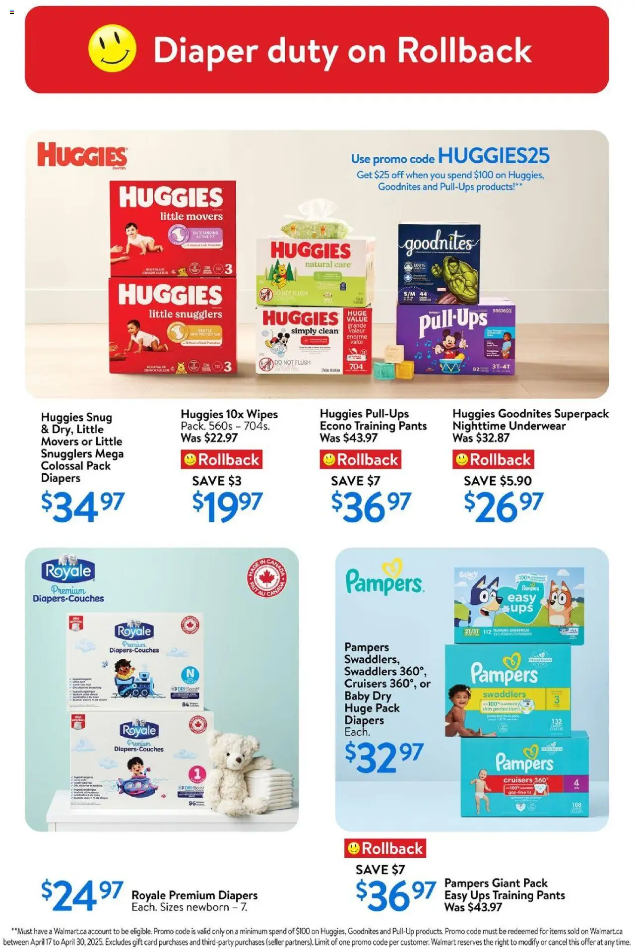 Walmart flyer valid from Apr 17, 2025 - page number 9