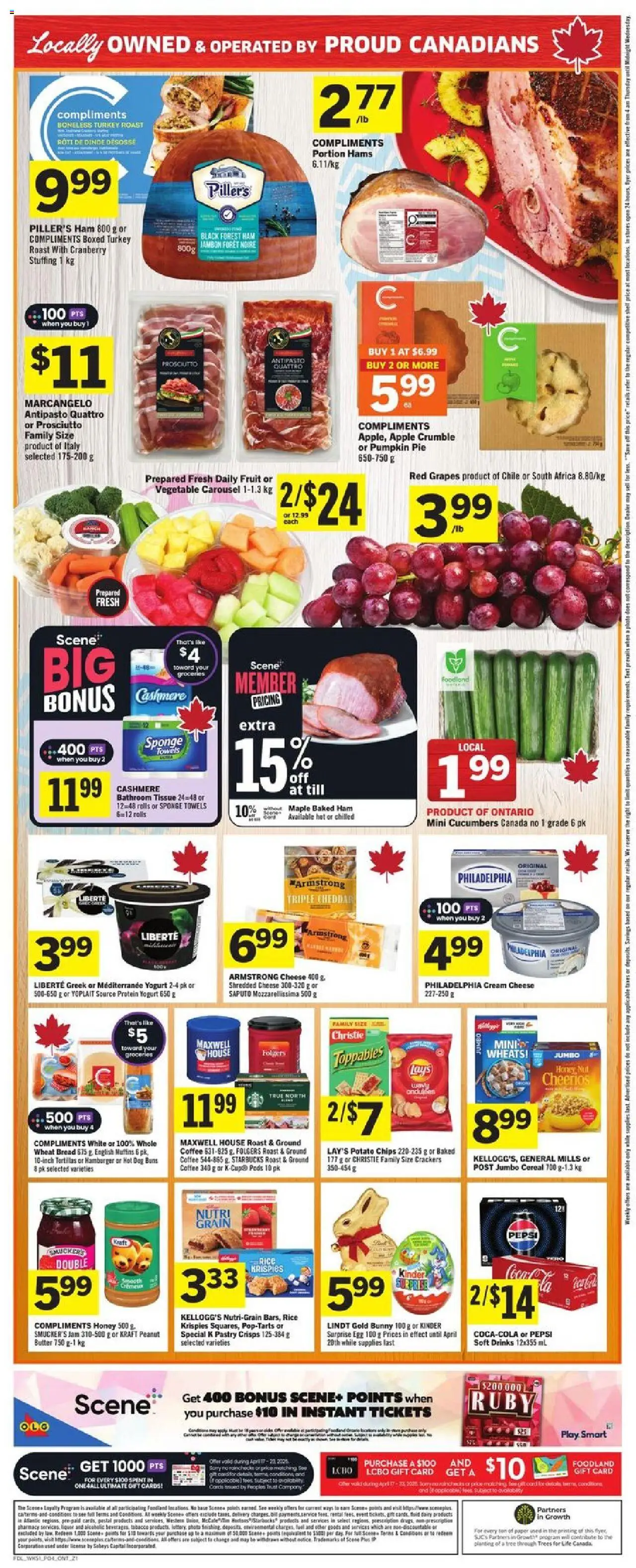 Foodland flyer valid from Apr 17, 2025 - page number 3