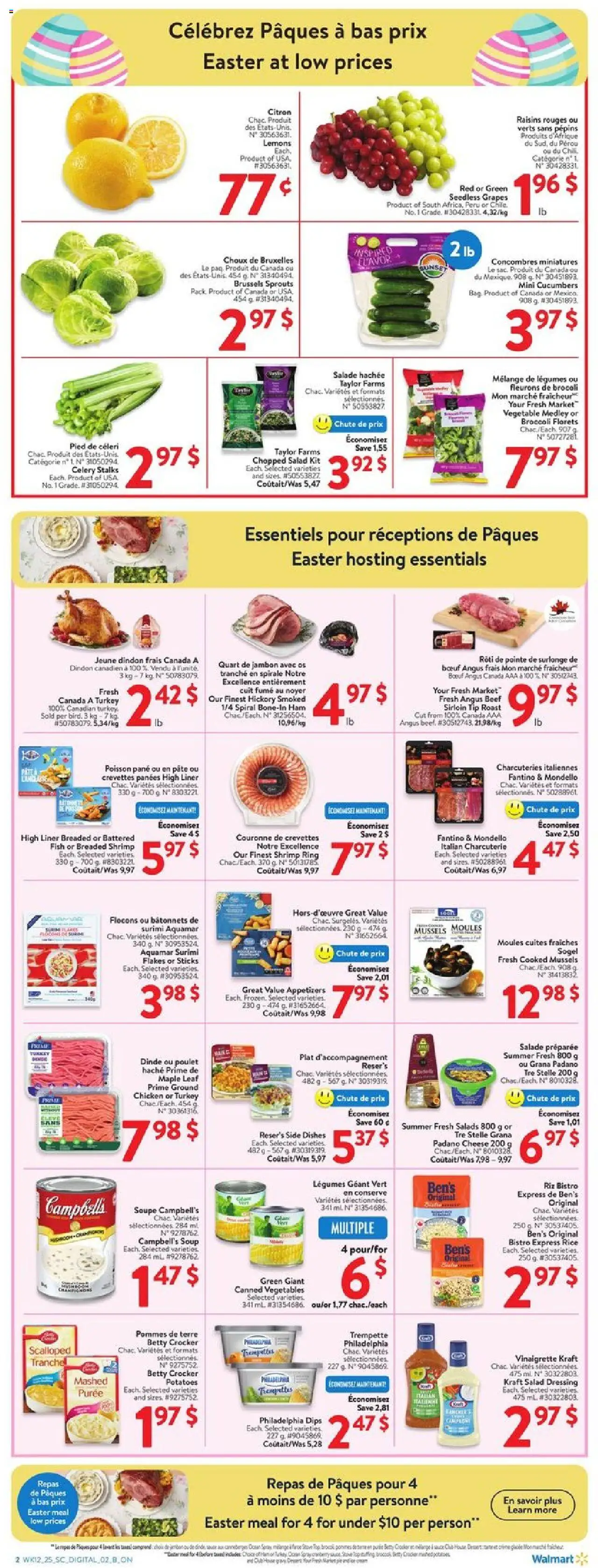 Walmart flyer valid from Apr 17, 2025 - page number 4