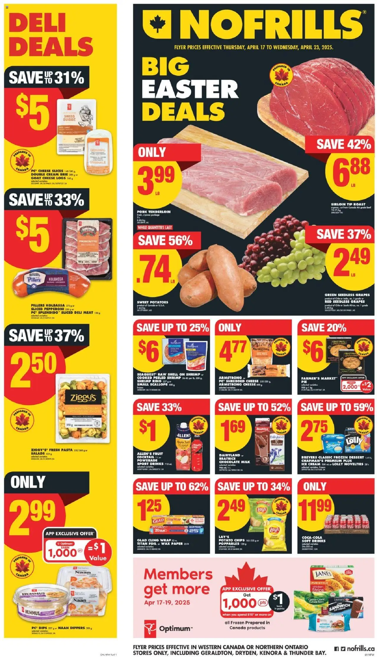 No Frills weekly flyer starting Apr 17, 2025 ⭐️