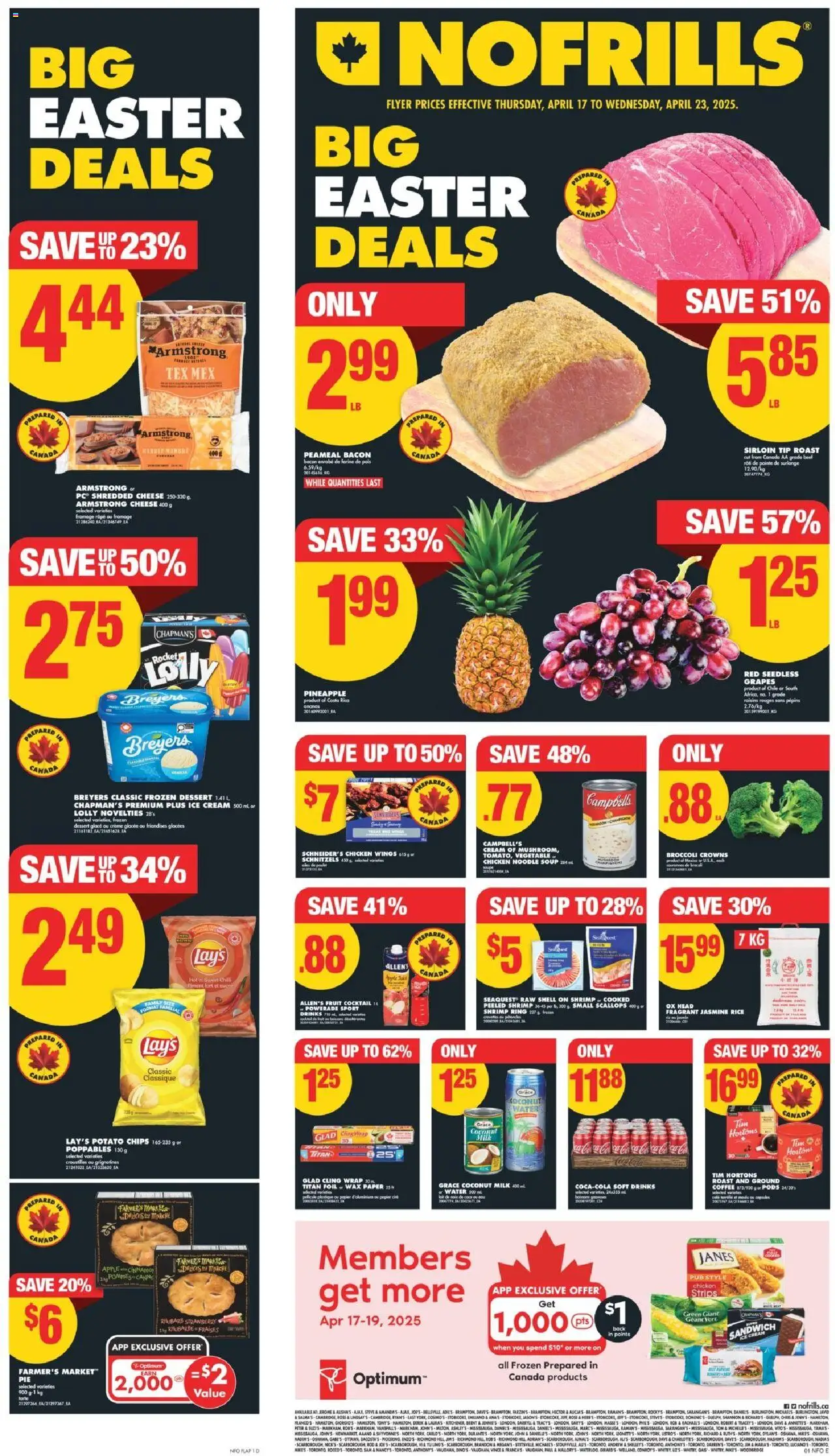 No Frills weekly flyer starting Apr 17, 2025 ⭐️