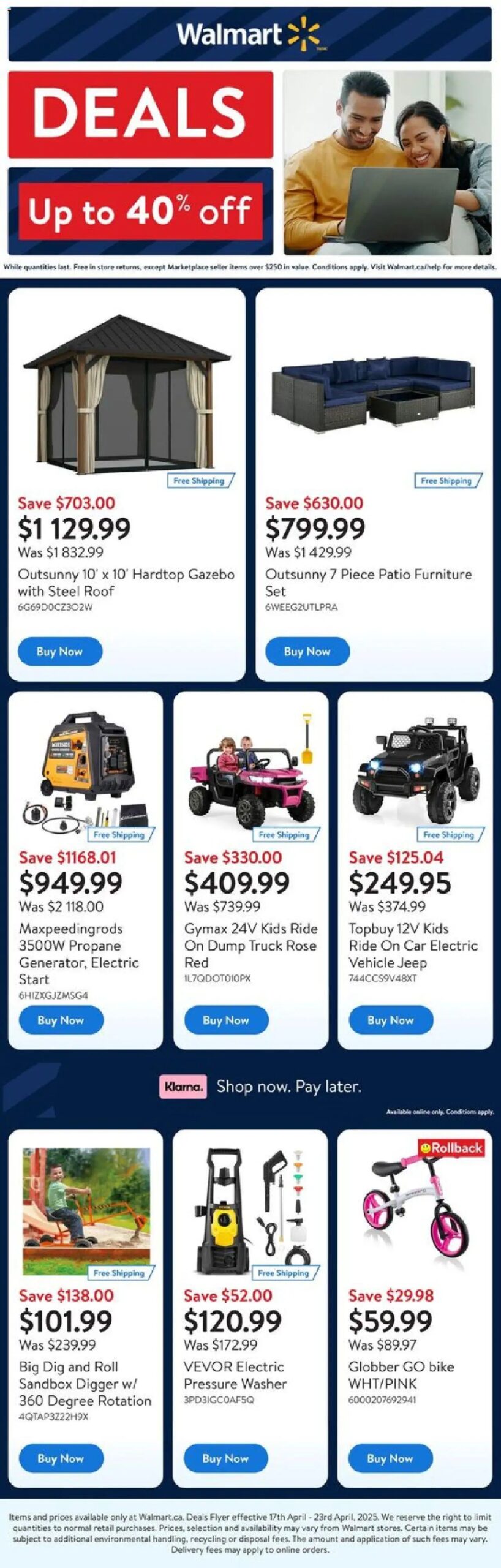 Walmart weekly flyer starting Apr 17, 2025 ⭐️