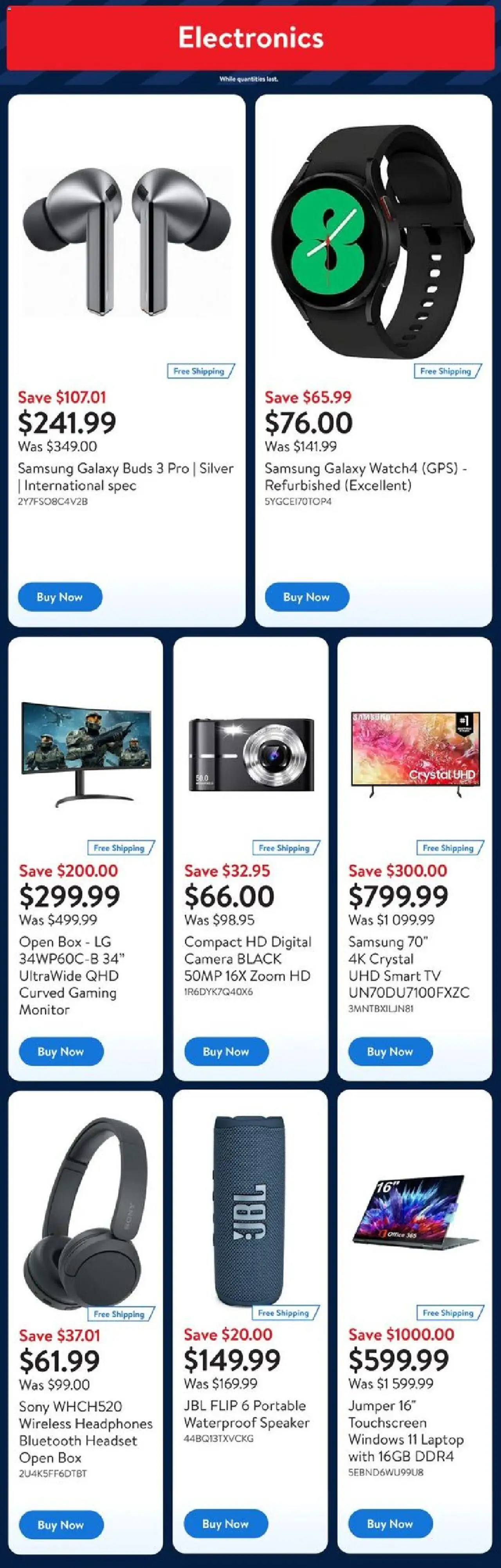 Walmart flyer valid from Apr 17, 2025 - page number 4