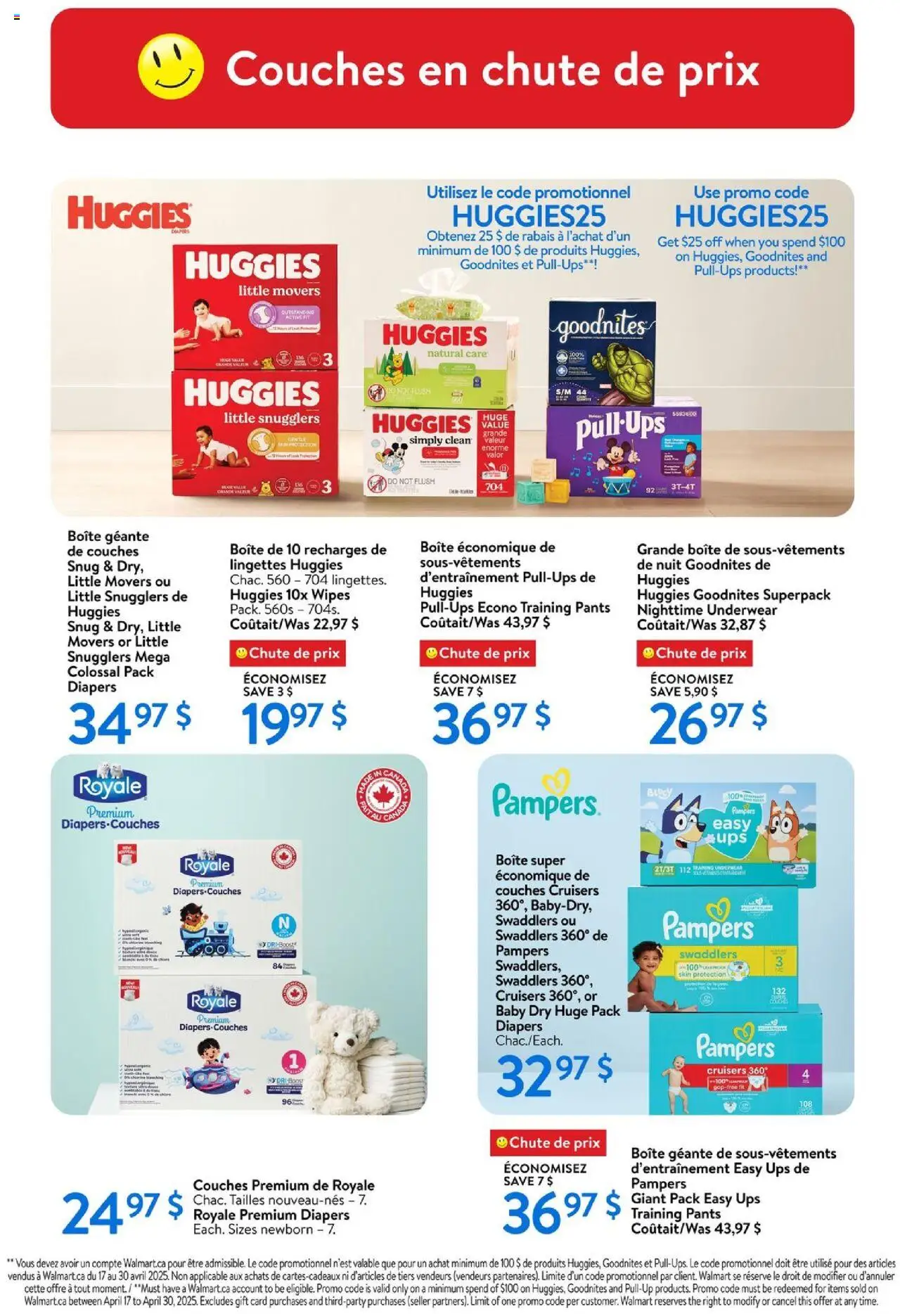 Walmart flyer valid from Apr 17, 2025 - page number 9