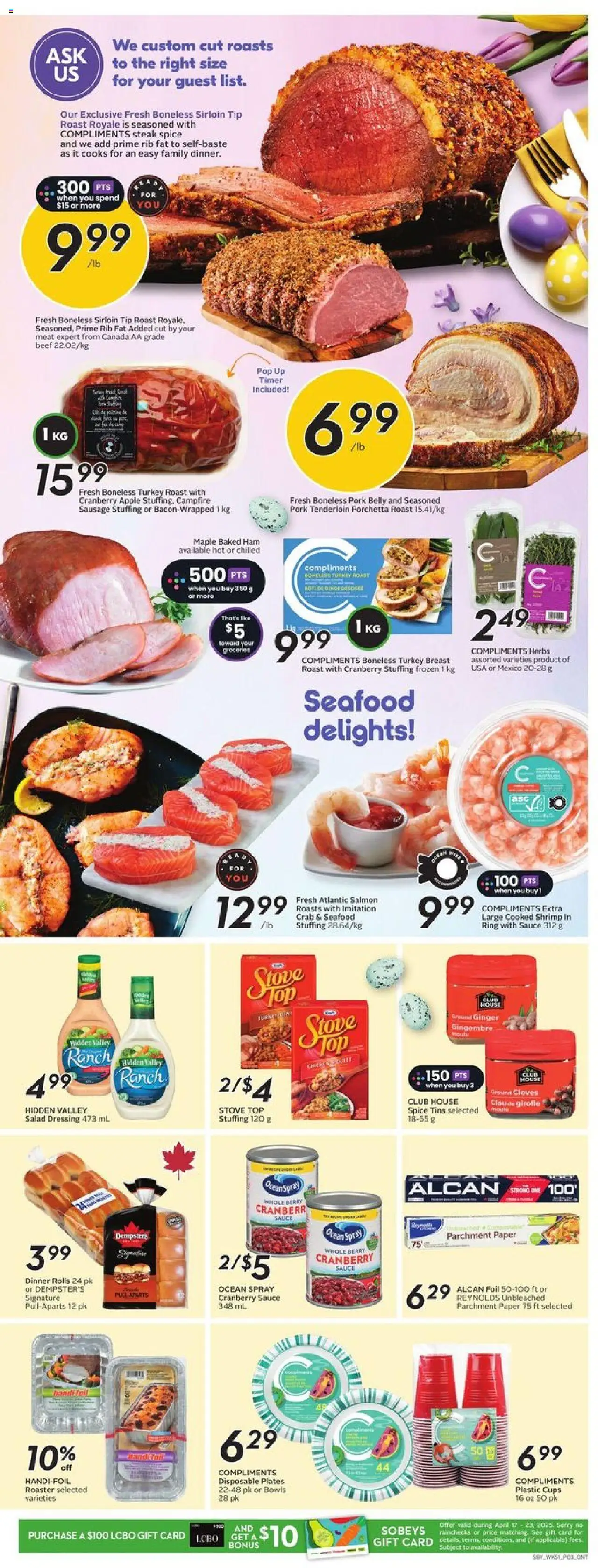 Sobeys flyer valid from Apr 17, 2025 - page number 7