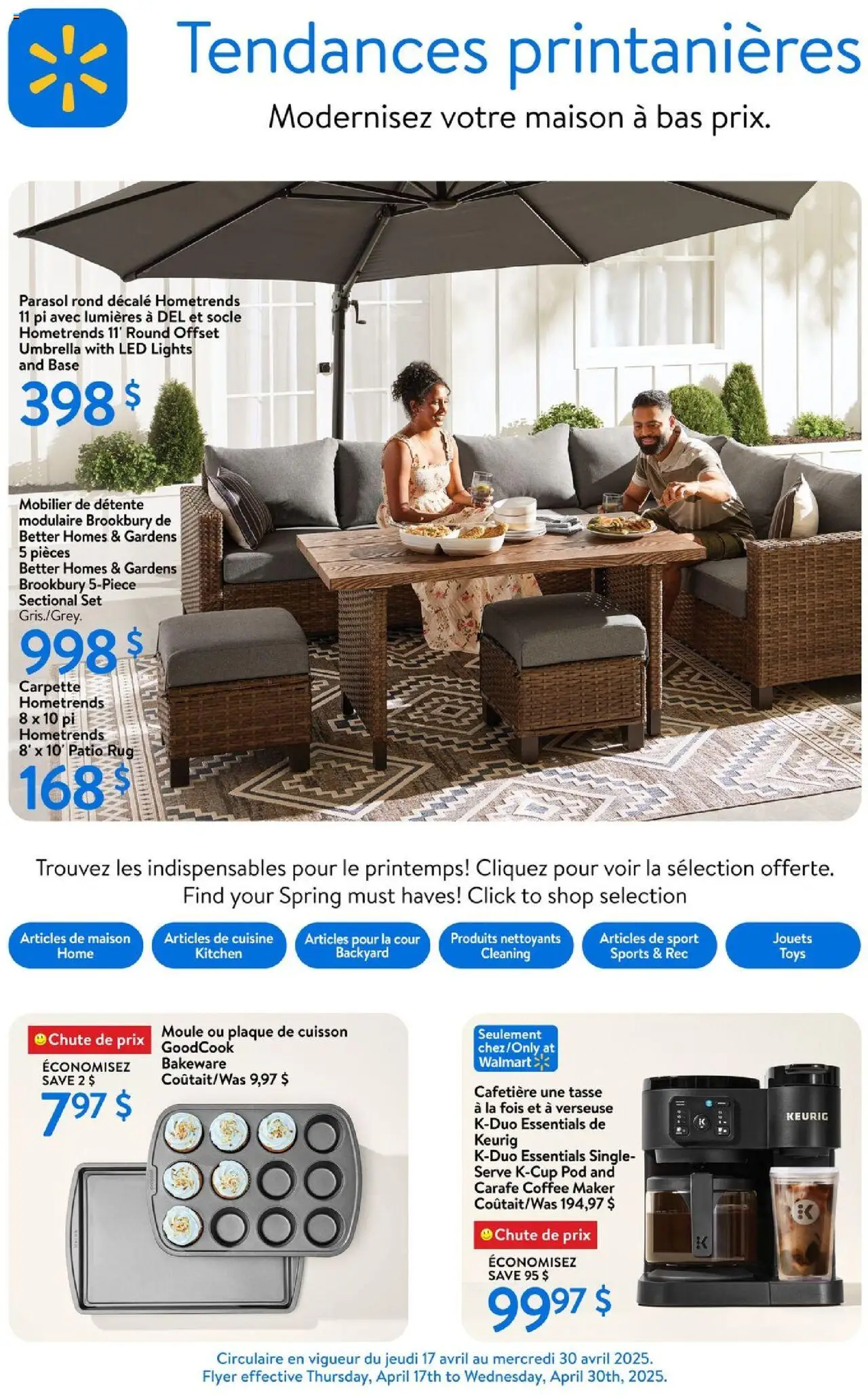 Walmart weekly flyer starting Apr 17, 2025 ⭐️