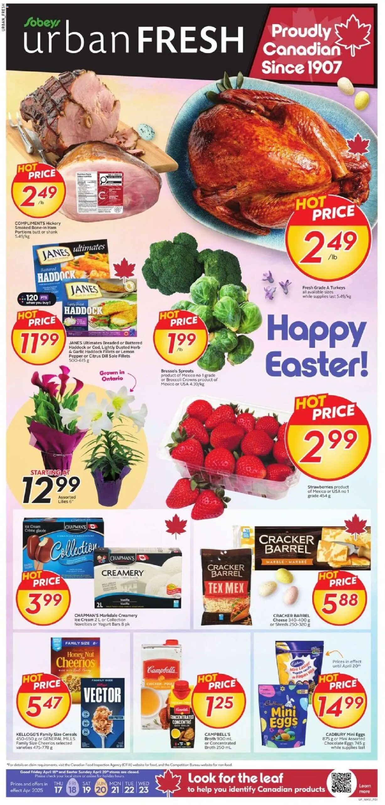 Sobeys weekly flyer starting Apr 17, 2025 ⭐️