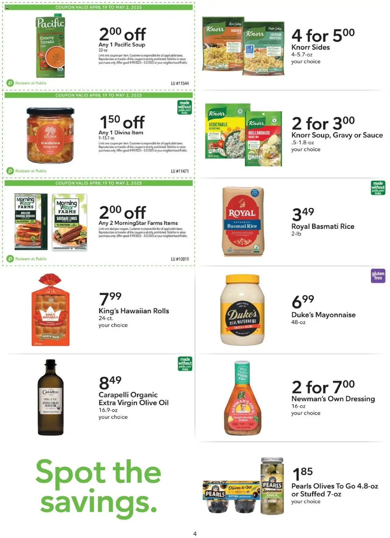 Publix Weekly ad from (04/19/2025) - Ad this week, Flyer - Page number 4