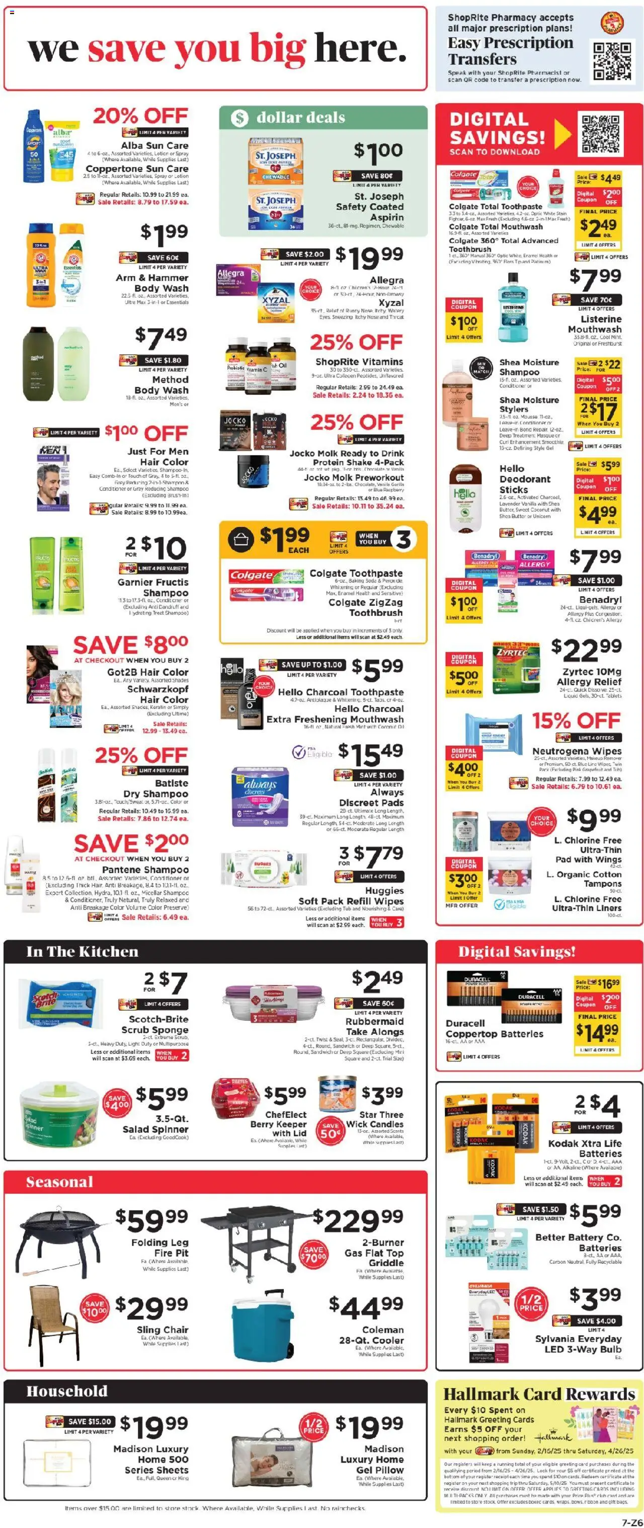 ShopRite Circular from 04/20/2025 >> Weekly Ad, flyer - Page number 7
