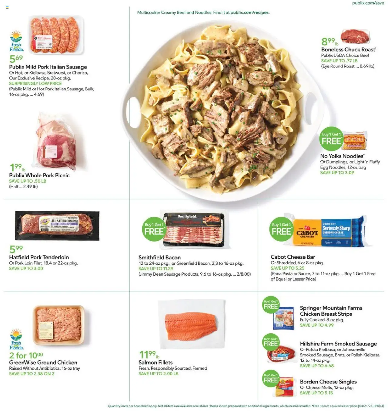 Publix Weekly ad from (04/21/2025) - Ad this week, Flyer - Page number 3