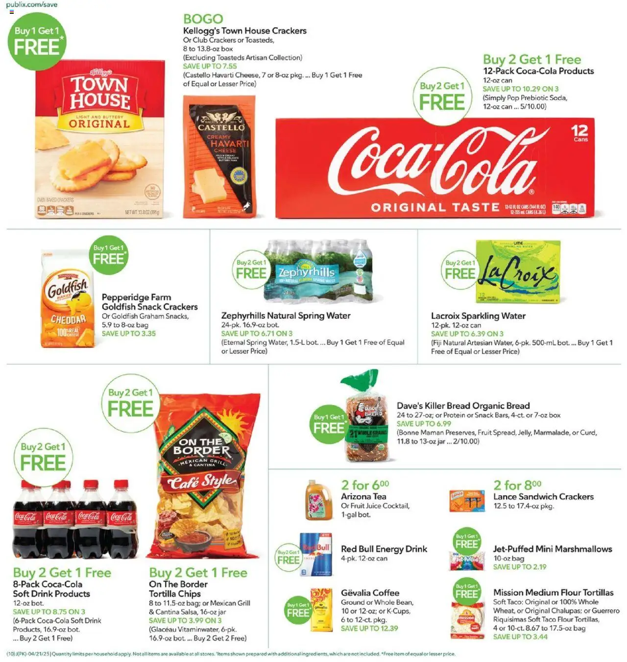 Publix Weekly ad from (04/21/2025) - Ad this week, Flyer - Page number 10