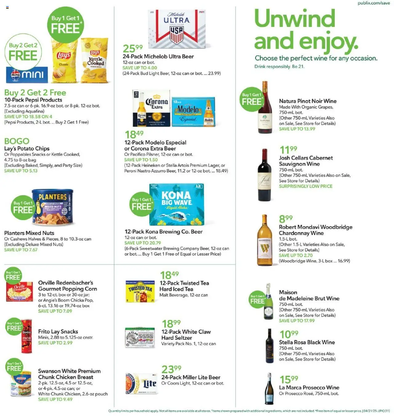Publix Weekly ad from (04/21/2025) - Ad this week, Flyer - Page number 11
