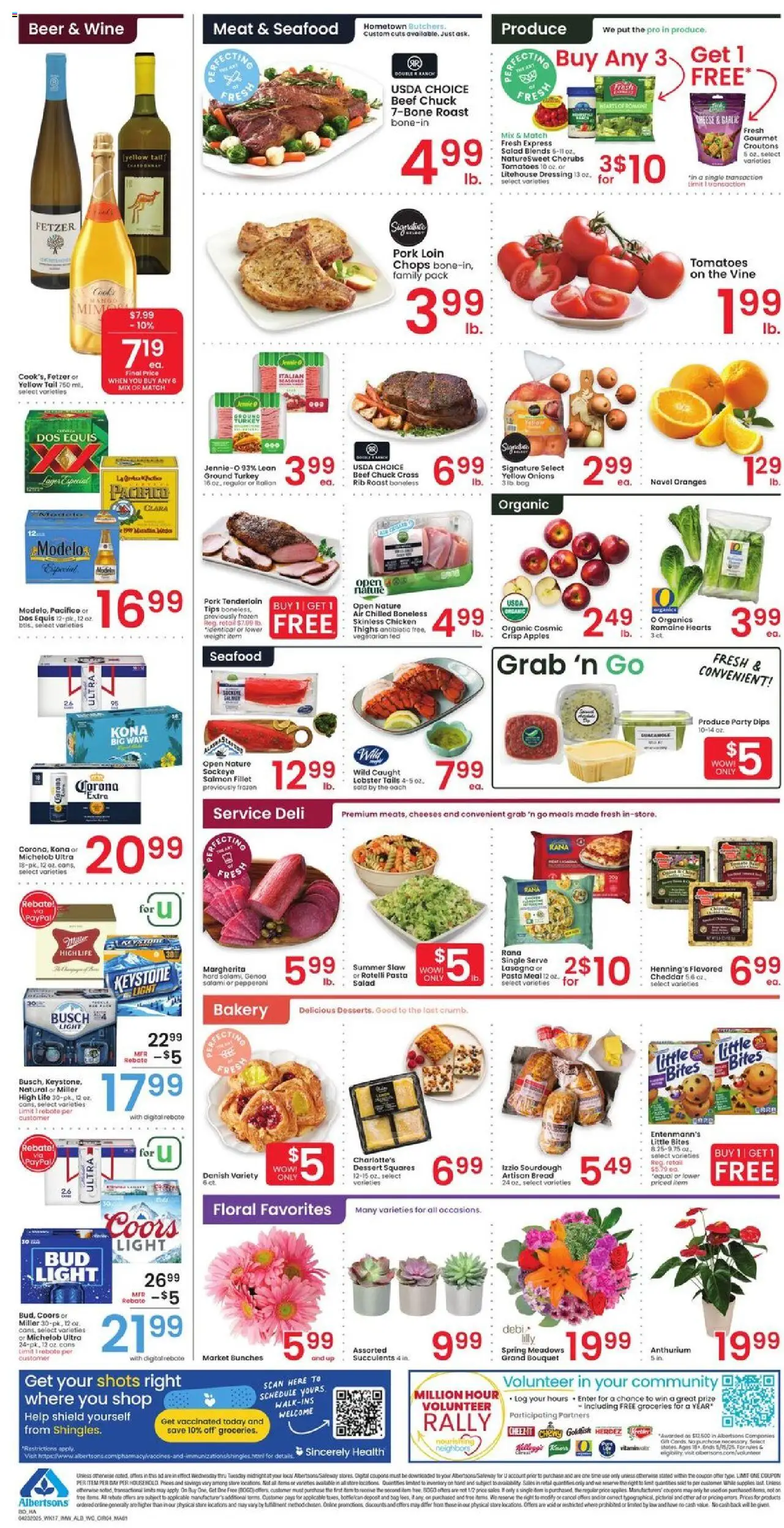 Albertsons Weekly Ad from 04/23/2025 - Flyer - Page number 4